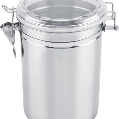 Stainless Steel Vacuum Sealed Coffee Container Storage Jar For Sugar Tea Bean (Extra Large 57L 13.1 X 14.4 X 18.5in)